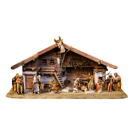 Father Christmas Wall - Framed Art for Your Wall Nativity Scene Christmas Png Crib Father Christmas 10x13 Frame