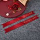 thumbnail image 5 of 2 ramilletes de rosas artificiales para el pecho de la novia o el novio, accesorios de decoración para ropa de boda, 2 ramilletes de color rojo vino con cinta con nombre, 5 of 10