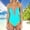 Blue, variant on Swimming Women Swimwears In Elegant Performance Wear for Beach or Stage Sophisticated Suspender Fringed Design with Fringe Bikini Bra Set for Team Show Blue XXL