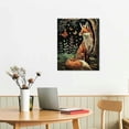 thumbnail image 3 of ARISTURING William morris Animal Wall Art Fox Rabbit Canvas Poster Print Forest Wildlife Picture Painting Gothic Botanical Flower  Painting Bedroom Wall Decor  12x16 in, 3 of 5