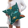 thumbnail image 4 of Ambesonne Spaceship Fabric by the Yard Upholstery, Outer Space Nebula, 2 Yards, Multicolor, 4 of 4