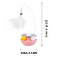 thumbnail image 2 of Gqtwoy 4-in-1 Interactive Cat Toys, Feather Toys for Cats, Track Balls with Mint Balls for Oral Care, Exercise Toys for All Breeds, Mental Stimulation, Easy Assembly for Indoor Cats, 2 of 9