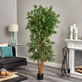 thumbnail image 4 of Nearly Natural 6' Green Ash Artificial Tree, 4 of 5