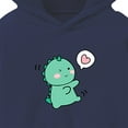 thumbnail image 4 of NIEWTR Sweatshirts Pullovers Toddler Girl Kids Boys Little Girls Zip Up Hoodie Solid Color Hooded Sweatshirt Hoody Coat with Pocket Jacket Fall Winter Coat(A-Dark Blue,3-4 Years), 4 of 4