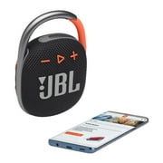JBL Clip 4 Black Orange Portable Bluetooth Speaker Damage Box
