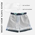 thumbnail image 3 of FORMRS Boys Swim Trunks Quick Dry Mesh Liner Boardshorts Sizes XS-XL, Blue Planet, 3 of 7