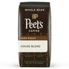 Peet's Coffee House Blend, Dark Roast Whole Bean Coffee, 12 oz Bag