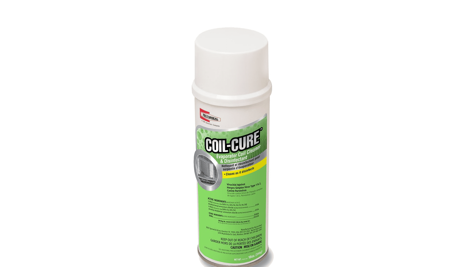 Rectorseal® 11070 18OZ. CLEANNSAFE AEROCLEAR COIL CLEANER