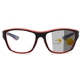 thumbnail image 2 of Full lens Wrap Around Safety Glasses with Readers photochromic Magnifying Reading Glasses for Men Women 0~+4.00 F25, 2 of 4