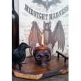 thumbnail image 4 of Darware Large Skull Shaped Candle (Black); 4.75 x 3-Inch Decorative Themed Candles for Halloween, Horror and Novelty Decor, 4 of 10