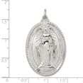 thumbnail image 3 of FJC Finejewelers Sterling Silver Miraculous Medal Pendant Necklace - Chain Included, 3 of 4