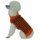 thumbnail image 3 of Suéter de perro de diseñador de moda tejido de cable pesado tejido de doble color armonioso, 3 of 3