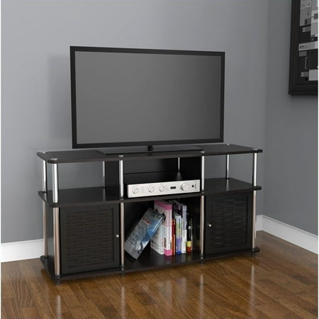Pemberly Row Wood 48&quot; TV Stand in Black | Walmart Canada