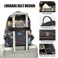thumbnail image 3 of FORMRS Mini Backpack Purse for Women Travel Daypack Casual Shoulder Bag, Pink Record, 3 of 7
