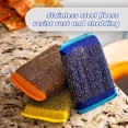 thumbnail image 3 of Estropajos Scrub Daddy Steel Scour para platos, 2 unidades, 3 of 9