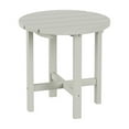 thumbnail image 2 of Garden 18" Inch Round Plastic Outdoor Patio Side Table, Sand, 2 of 6