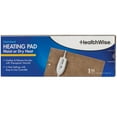thumbnail image 3 of HealthWise Deluxe Heating Pad | Moist & Dry Heat | Four-Heat Settings | Sore Muscles | Soothing Warm Relief | Personal Size 12” x 15” | Safe, Automatic Shut Off, 3 of 8