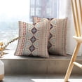 thumbnail image 6 of LALILO Throw Pillow Covers Tribal Striped Geometric Aztec Can Cushion Cover 18" x 18", 2 Pack, 6 of 6