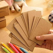 Flash Cards 200-Piece Kraft Paper Study Cards, Note Cards, Memo Scratch Pads, Index Cards, Perfect for Language