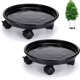 thumbnail image 1 of Soporte para maceta con ruedas de 2 uds, soporte para plantas rodante de 30cm, soporte para plantas con, 1 of 5