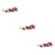 thumbnail image 2 of Broche de flor de cristal Qarigey Rojo CBP268789, 2 of 6