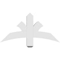 thumbnail image 4 of 36"W x 18"H x 4"D x 4"F, 12/12 Pitch, Davenport Architectural Grade PVC Gable Bracket, 4 of 8