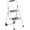 White, variant on Step Ladder 2 Step Stool Folding Step Stools for Adults with Handgrip & Anti-Slip Sturdy and Wide Pedal 330lbs Stepladder Multi-Use for Household & Office Foldable Step Stool,Matte Black