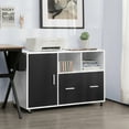 thumbnail image 2 of Costway Lateral File Cabinet Mobile Storage Shelves Printer Stand Legal/Letter, 2 of 10