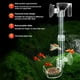 thumbnail image 5 of Comedero retráctil para peces con cepillo de limpieza | Altura ajustable y tubo acrílico transparente | Incluye ventosas para acuarios, 5 of 7