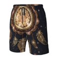 thumbnail image 6 of Uemuo Dreamcatcher With Mandala Pattern Men's Swim Trunks Hawaiian Beach Bathing Suit Swimsuits Beach Quick-Dry Shorts with Pockets-3X-Large, 6 of 9