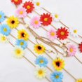 thumbnail image 3 of ZHAOCHENG Accesorios para el cabello Diadema con corona de margaritas, diadema bohemia para fiesta, diadema para padres e hijos, flores florales hippie, corona ajustable, borla para el cabello, acceso, 3 of 5