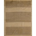 thumbnail image 1 of Ahgly Company Machine Washable Indoor Rectangle Abstract Light Brown Area Rugs, 5' x 8', 1 of 1
