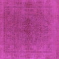 thumbnail image 1 of Ahgly Company Indoor Square Oriental Purple Industrial Area Rugs, 3' Square, 1 of 4