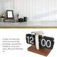 thumbnail image 4 of Flip Clock,Retro Digital Flip Down Clock, Battery Operated Mechanical Clock for  School Hotel Café, Auto Flip Large Number Internal Gear Operated Desk Table Clock, 4 of 8