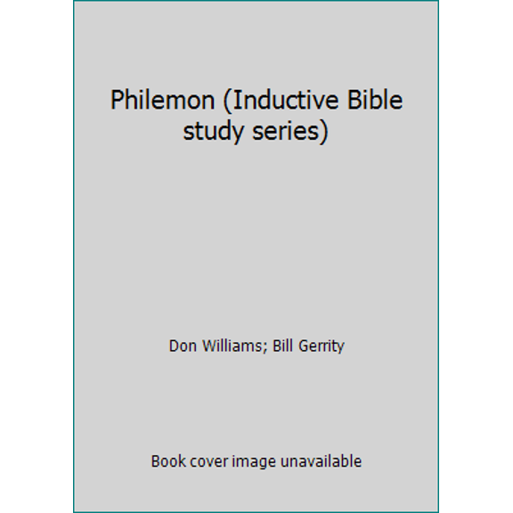 Pre-Owned Philemon (Inductive Bible study series) (Paperback) 0830707034 9780830707034