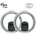thumbnail image 1 of Janrevotw 2pcs 30 Oz Splash Spill Proof Magnetic Slider Lid For Yeti Rambler Tumbler Cup, 1 of 8