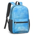 thumbnail image 2 of 17 Inch Lightweight Backpack,PVC Waterproof Oxford Fabric, Ergonomically Designed, with Large Capacity, Frozen Aesthetic Pattern, 2 of 5