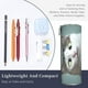 thumbnail image 3 of Disketp Funny Cat Estuche Organizador de Lápices de Cuero, Estuche de Oficina con Cremallera para Bolígrafo y Lápiz, 3 of 6