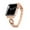 Rosegold, variant on Dwitch Slim Thin Bracelet Band with Rhinestone Compatible with Apple Watch Series 10/9/8/7/SE/6/5/4/3/2/1 Ultra for Women, Elegant Bling Replacement Metal Bands 42/44/45/46/49mm,Black