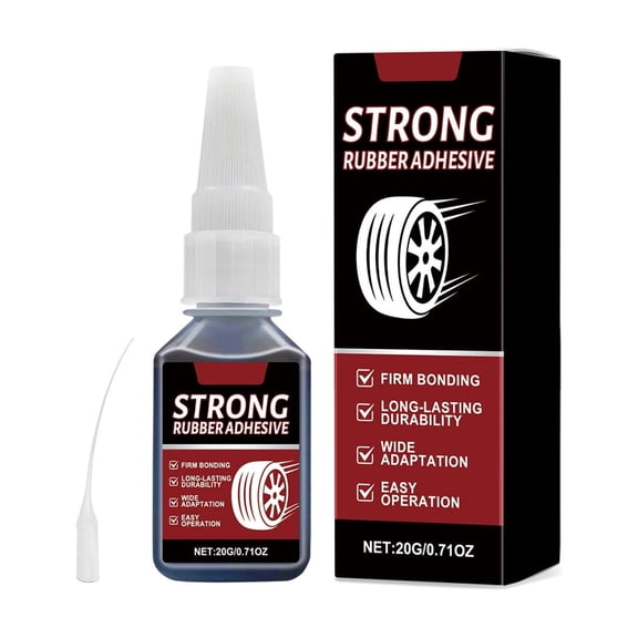 Strong Rubber Adhesive 0.71oz, Multi-Material Repair Glue for Car Rubber Strip, Leather, Plastic & Metal Firm Bonding
