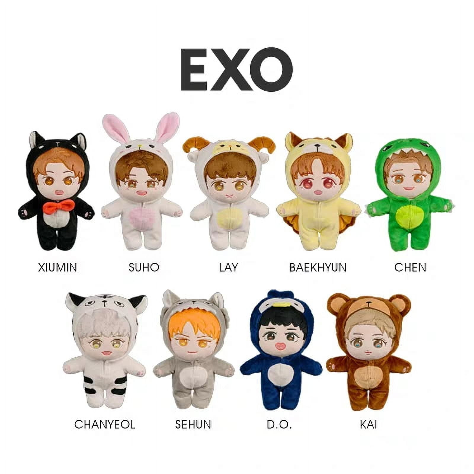 EXO Plush Doll Kpop Support Star Fans Stuffed Toys Cute BAEKHYUN