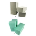 thumbnail image 2 of Monstrate 6 piezas de espumas florales bloque seco flor artificial barro rectángulo floristería ladrillos DIY guirnalda fiesta decoración arreglo Artesanía Gris 4 piezas Monstrate HA084410-01, 2 of 6
