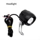 thumbnail image 5 of Luz Delantera LED con Bocina, para Scooter Eléctrico, Bicicleta Eléctrica, Piezas de Scooter, 10 Pulgadas, para, 5 of 5