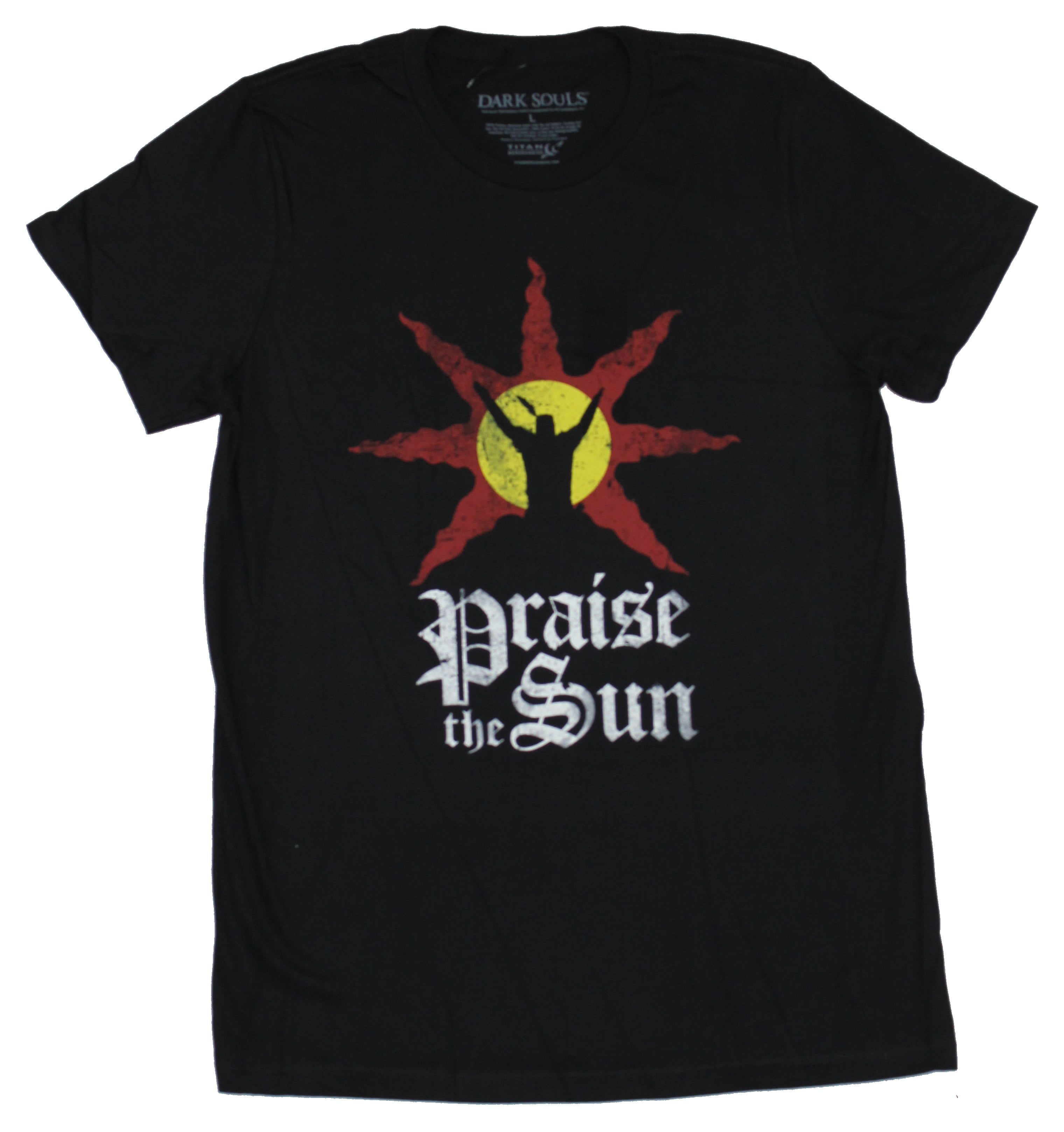 Dark Souls Mens T Shirt Praise The Sun Knight Image Walmart Com