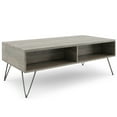 thumbnail image 2 of Simpli Home Hunter SOLID MANGO WOOD and Metal 48 inch Wide Rectangle Industrial Lift Top Coffee Table in Grey, 2 of 8