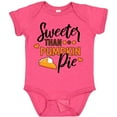 thumbnail image 3 of Inktastic Thanksgiving Sweeter Than Pumpkin Pie Boys or Girls Baby Bodysuit, 3 of 5