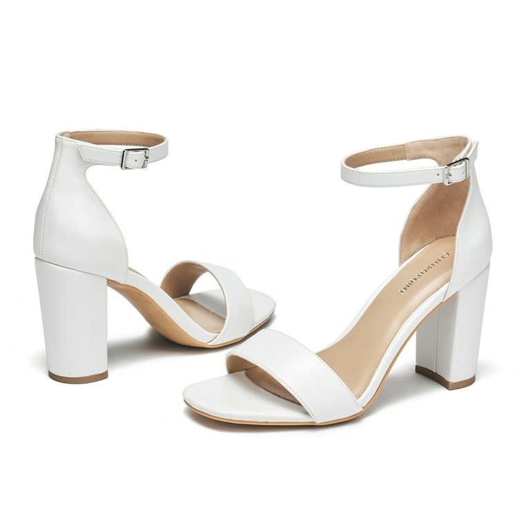 Walmart hotsell white heels