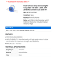 thumbnail image 2 of Front To Frame Sway Bar Bushing Kit - Compatible with 2001 - 2006, 2009 - 2010 Chevy Silverado 2500 HD 2002 2003 2004 2005, 2 of 2