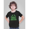 thumbnail image 2 of Old Glory Youth Halloween Always Be Yourself Boogie Man Short Sleeve Graphic T Shirt, 2 of 6