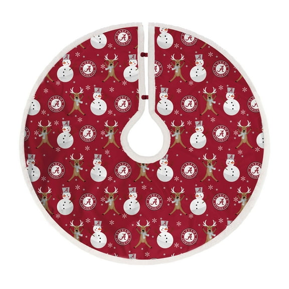 Alabama Crimson Tide Reindeer Tree Skirt